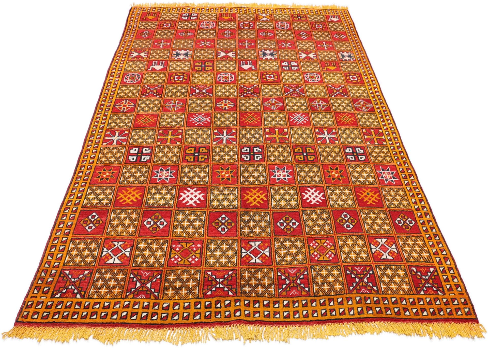 Alternative view of Wool Moroccan Rug 151 × 192 cm, hand-knotted