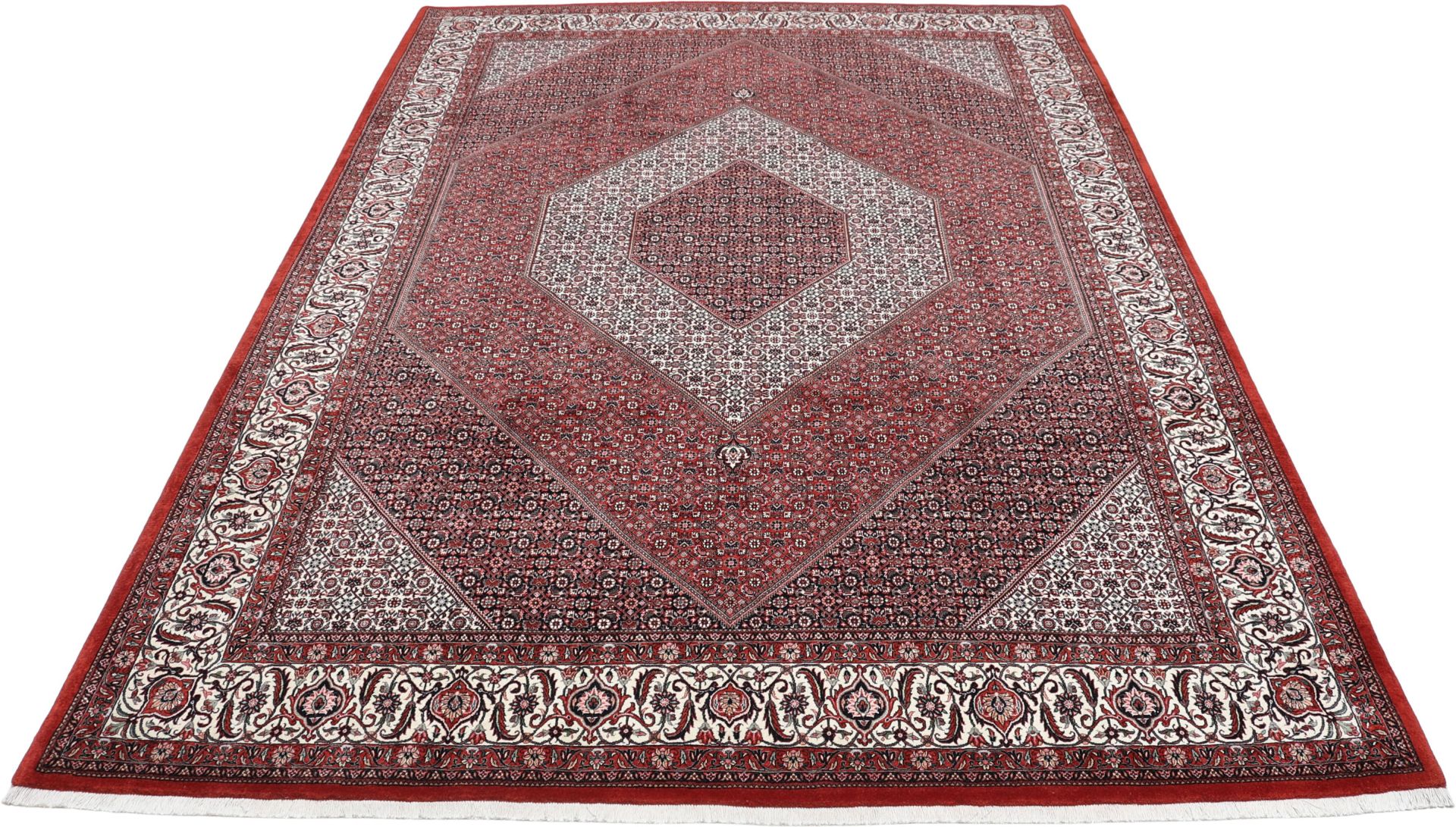 Alternative view of Bijar Persian Rug 255 × 353 cm in Wool & Silk, hand-knotted