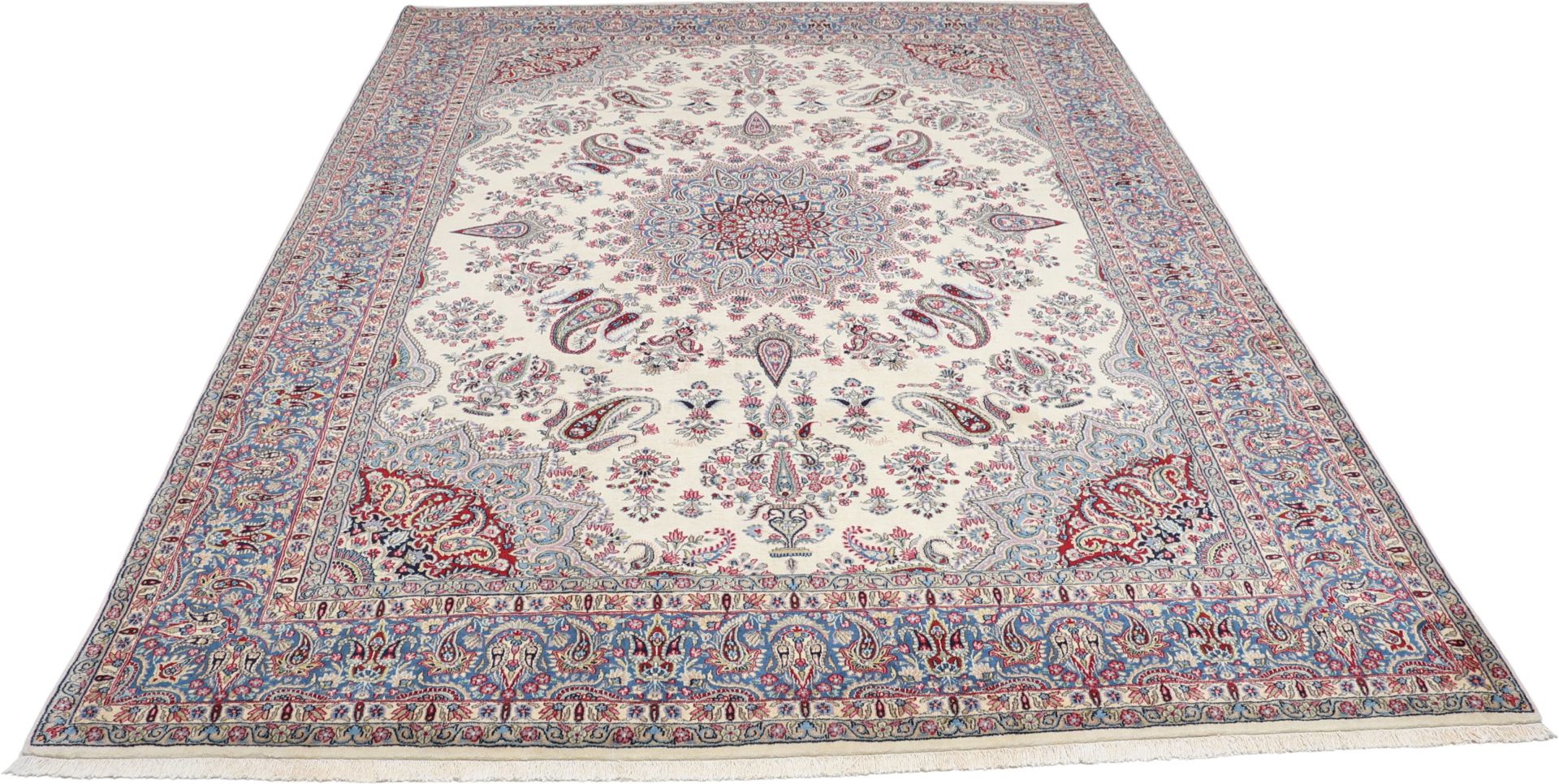 Alternative view of Hand-Knotted Kerman Persian Rug, 246 × 335 cm, Wool
