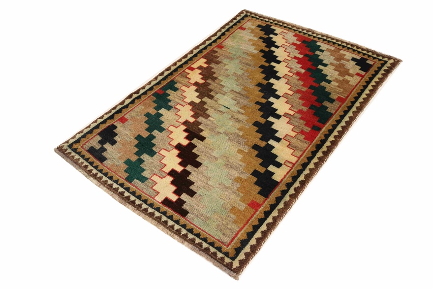 Alternative view of Gabbeh Persian Rug 151 × 100 cm in Wool, hand-knotted