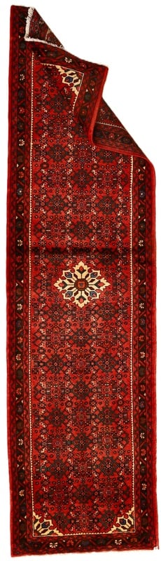 Alternative view of Hamadan Persian Rug 287 × 87 cm in Wool, hand-knotted