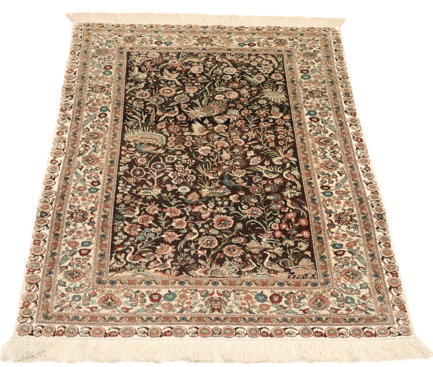 Alternative view of Persian Rug 152 × 94 cm in Silk, hand-knotted