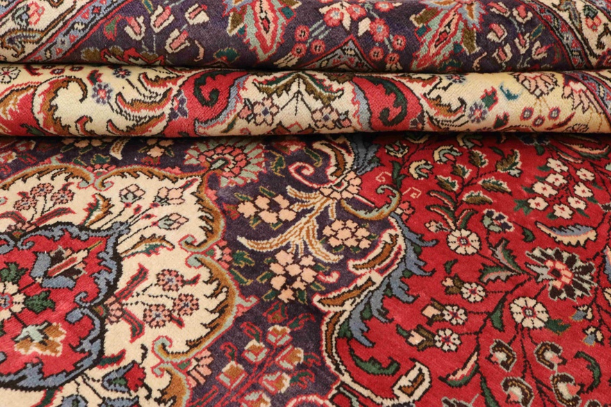 Alternative view of Hand-Knotted Tabriz Persian Rug, 395 × 295 cm, Wool