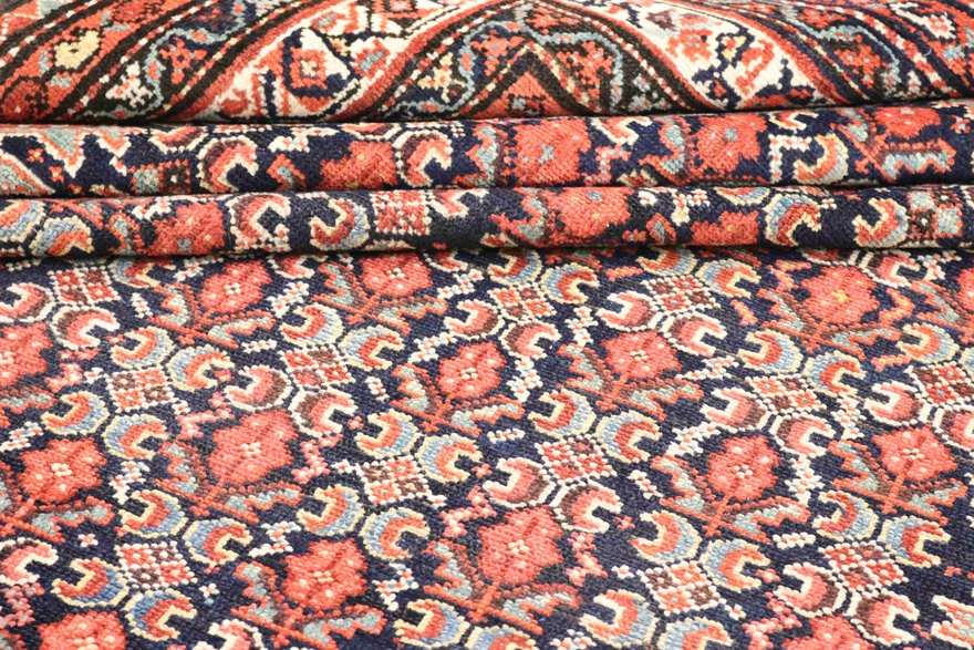 Alternative view of Antique Malayer Persian Rug, 384 × 200 cm, Wool