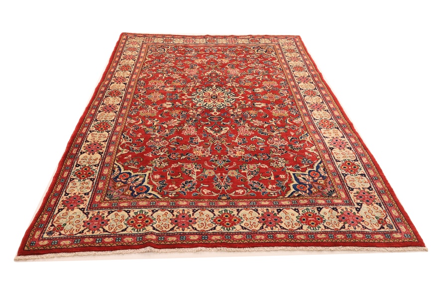 Alternative view of Antique Sarouk Persian Rug 315 × 212 cm, Wool