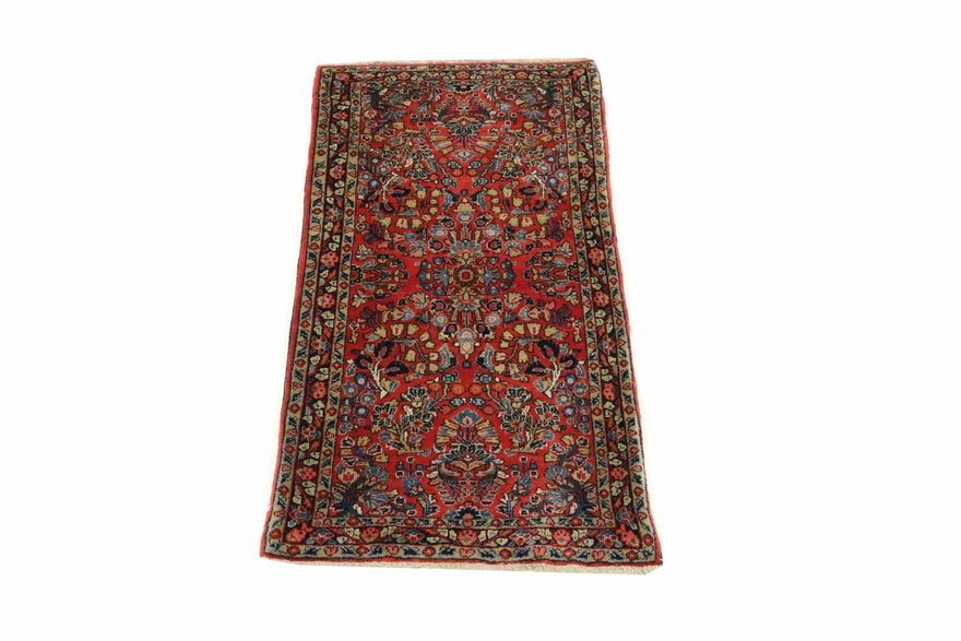 Alternative view of Antique Sarouk Persian Rug 120 × 60 cm, Wool