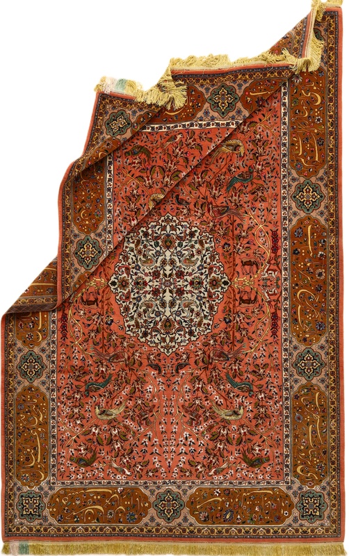 Alternative view of Antique Tabriz Persian Rug 315 × 204 cm, Wool