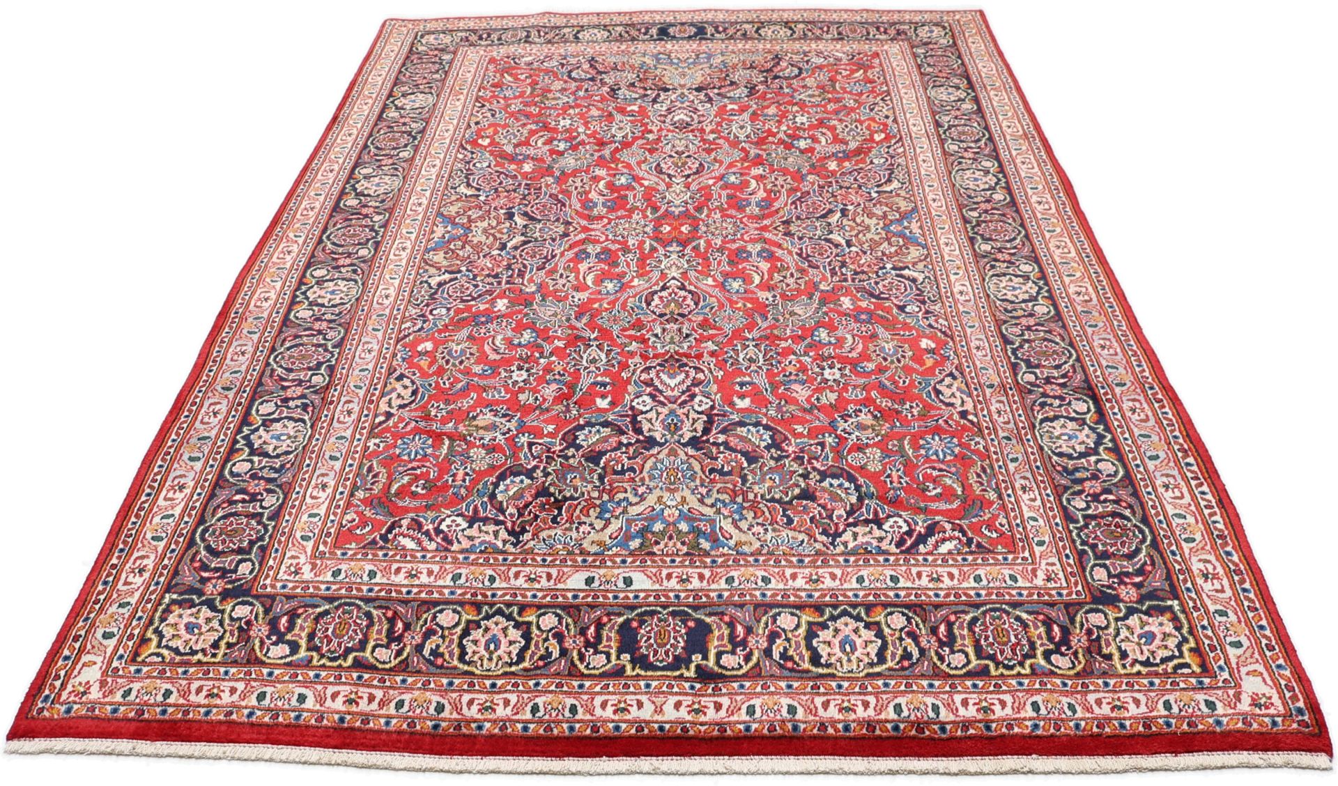 Alternative view of Wool Mashhad Persian Rug 188 × 295 cm, hand-knotted