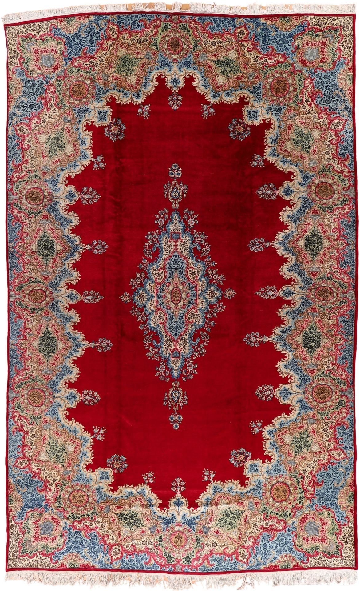 Kerman Persian Rug 310 × 498 cm in Wool, hand-knotted