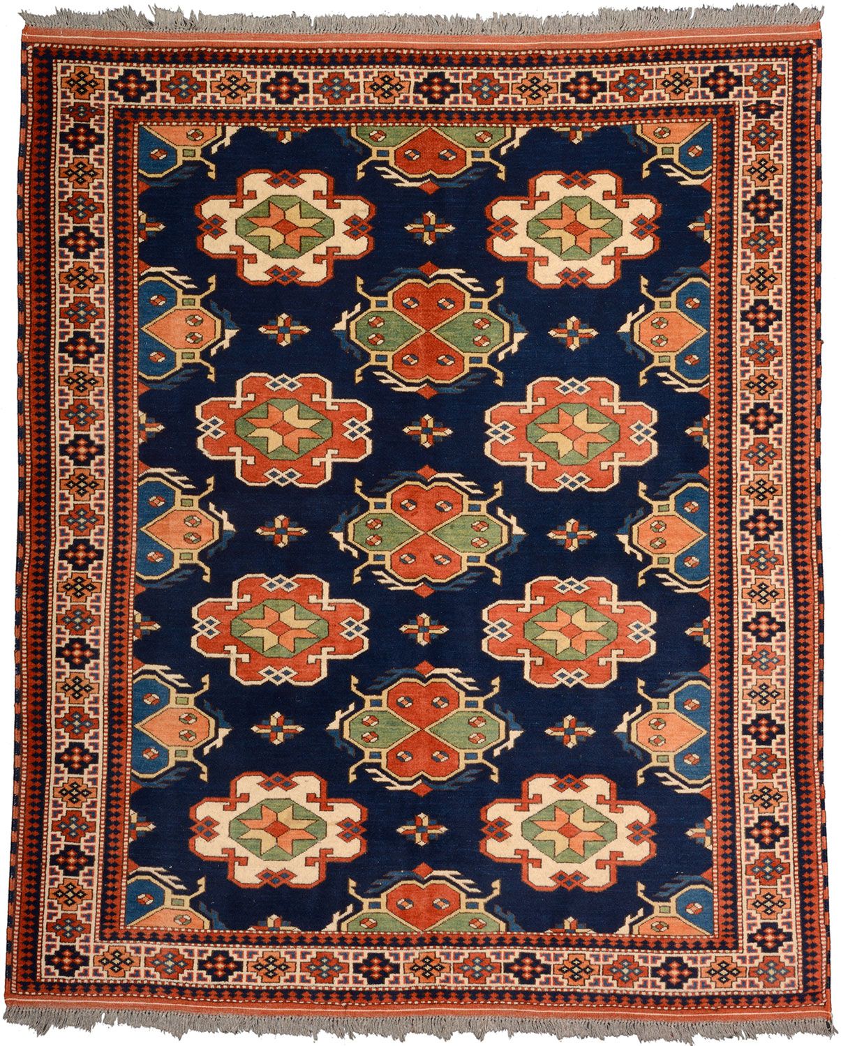 Pakistani Rug 154 × 183 cm in Wool, hand-knotted