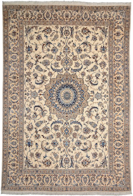 Nain Persian Rug 245 × 360 cm in Wool, hand-knotted