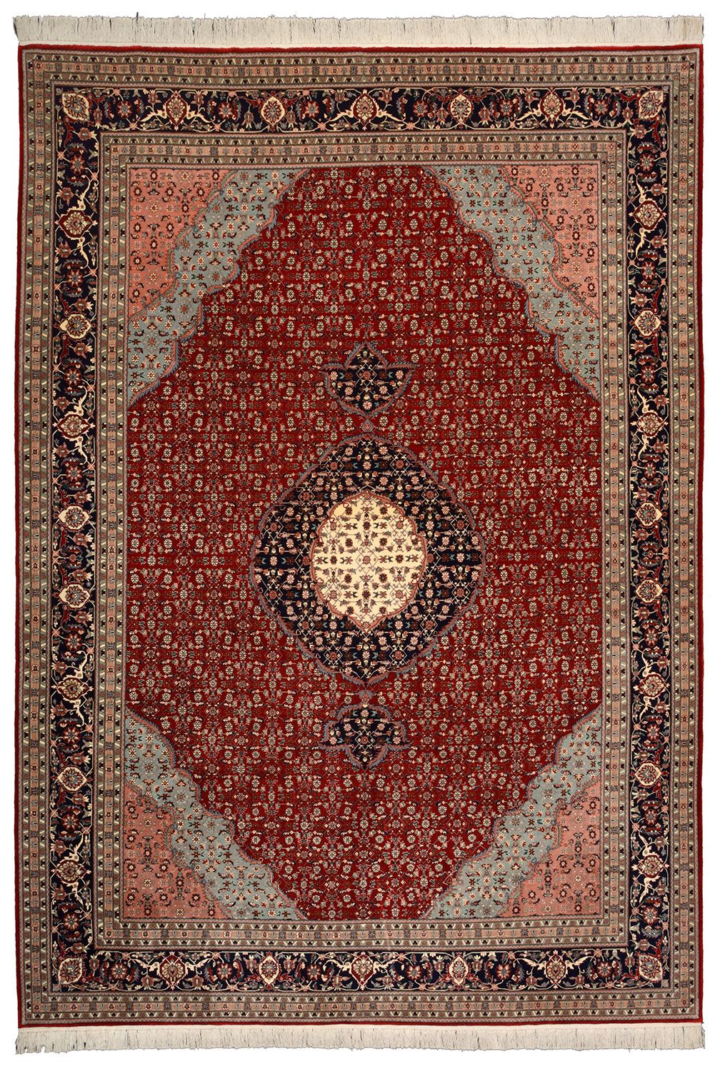Wool Tabriz Chinese Rug 254 × 355 cm, hand-knotted