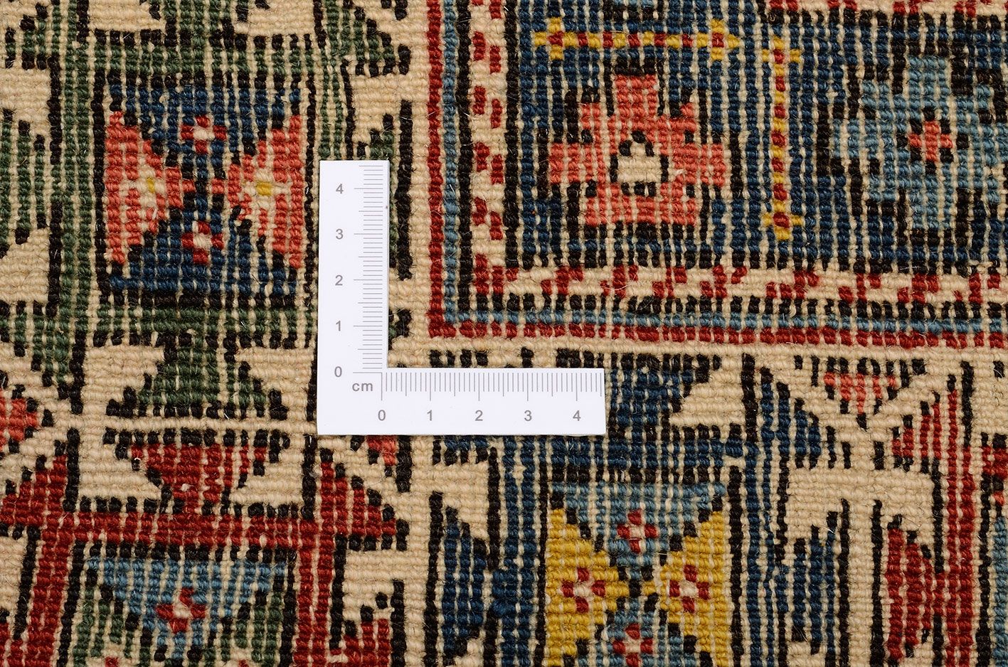 Antique Shiraz Oriental Rug from Usbekistan, 140 × 203 cm - Image 3