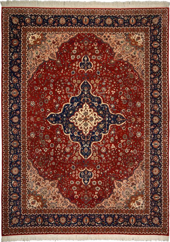 Isfahan Chinese Rug 282 × 378 cm in Wool, hand-knotted