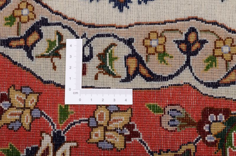 Wool & Silk Tabriz Persian Rug 200 × 200 cm, hand-knotted - Image 3