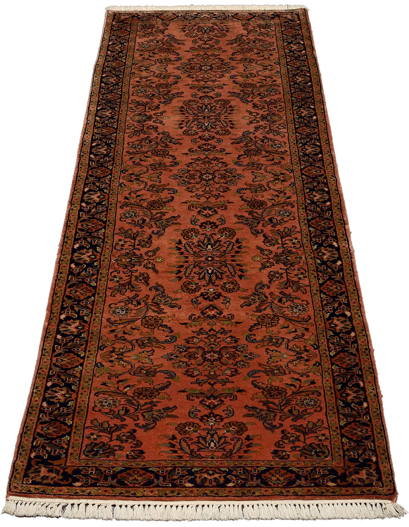 Alternative view of Sarouk Indian Rug 92 × 290 cm in Wool, hand-knotted