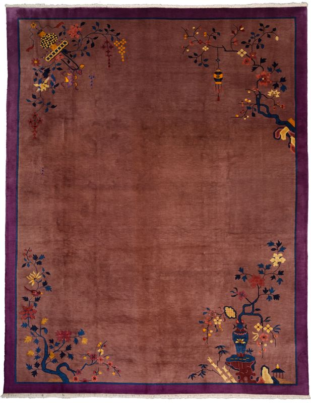 Antique Chinese Rug, 271 × 343 cm, Wool