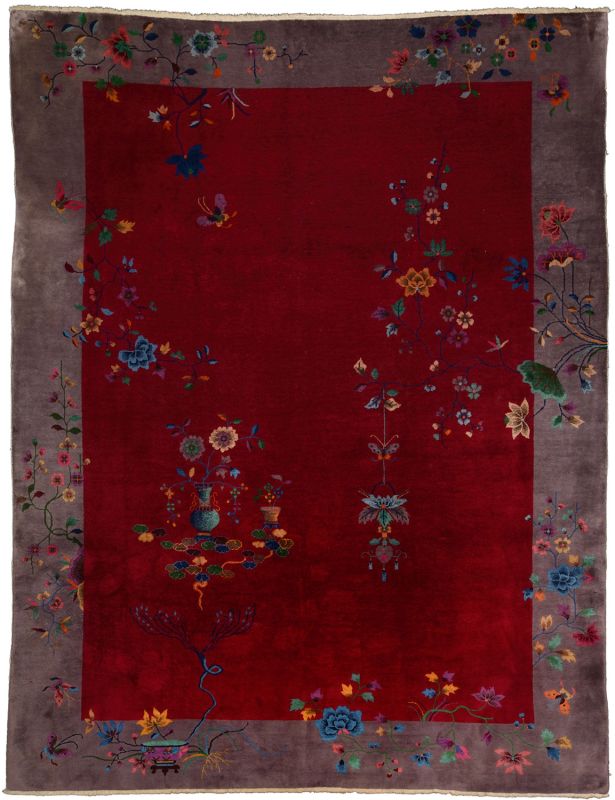 Antique Chinese Rug, 270 × 348 cm, Wool