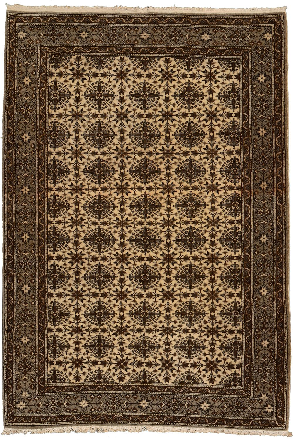 Wool Afghan Rug 120 × 170 cm, hand-knotted