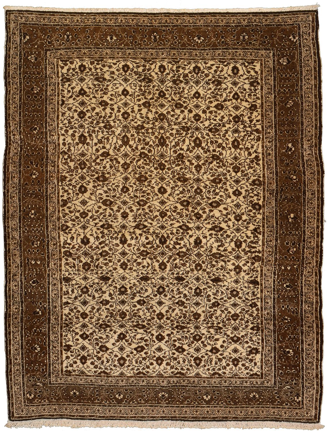 Turkmen Afghan Rug 120 × 160 cm in Wool, hand-knotted