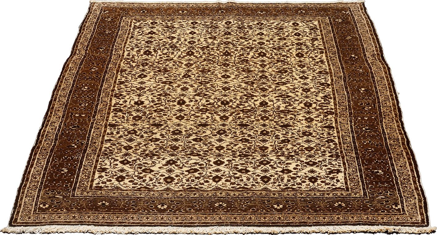 Alternative view of Turkmen Afghan Rug 120 × 160 cm in Wool, hand-knotted