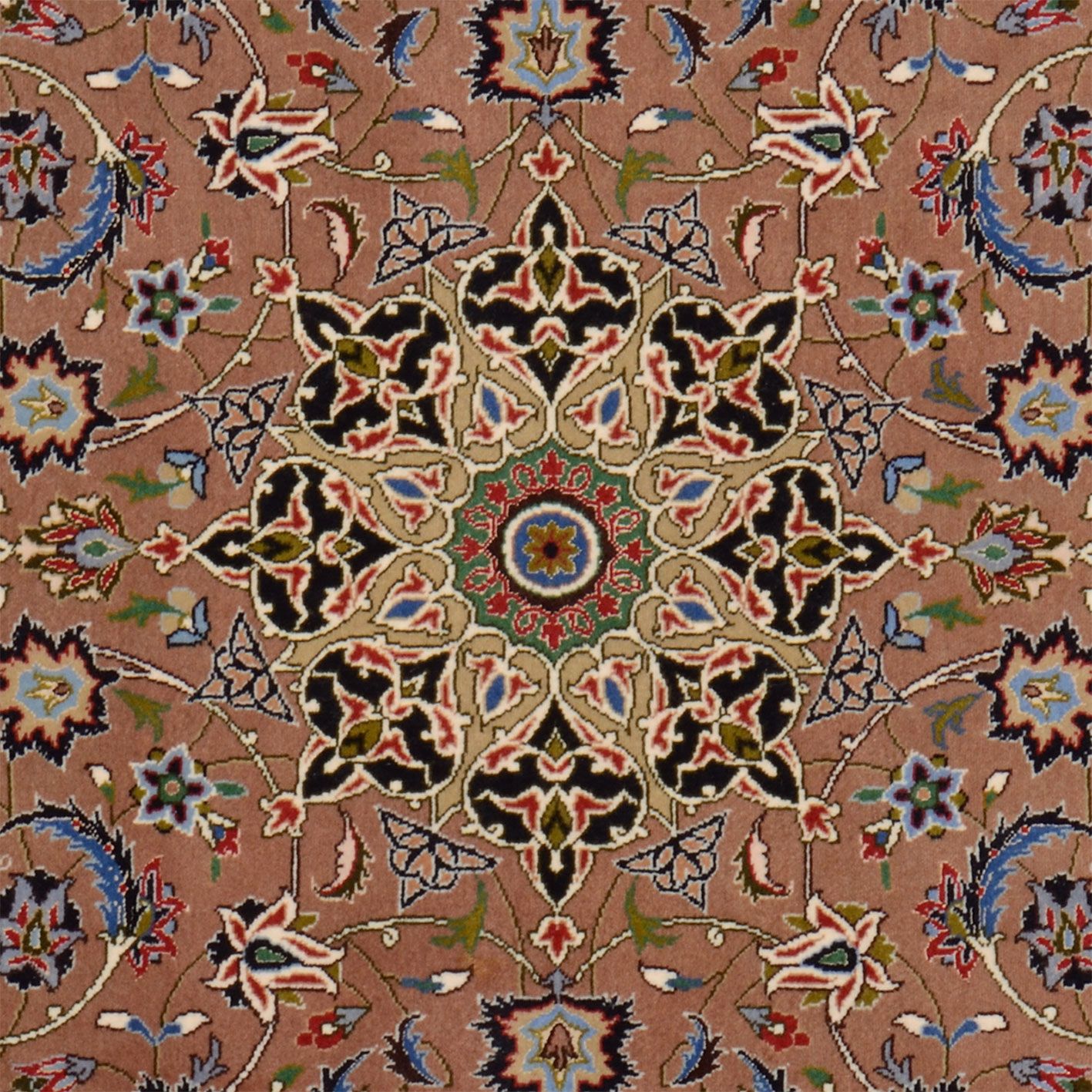 Wool & Silk Tabriz Persian Rug 100 × 150 cm, hand-knotted - Image 4