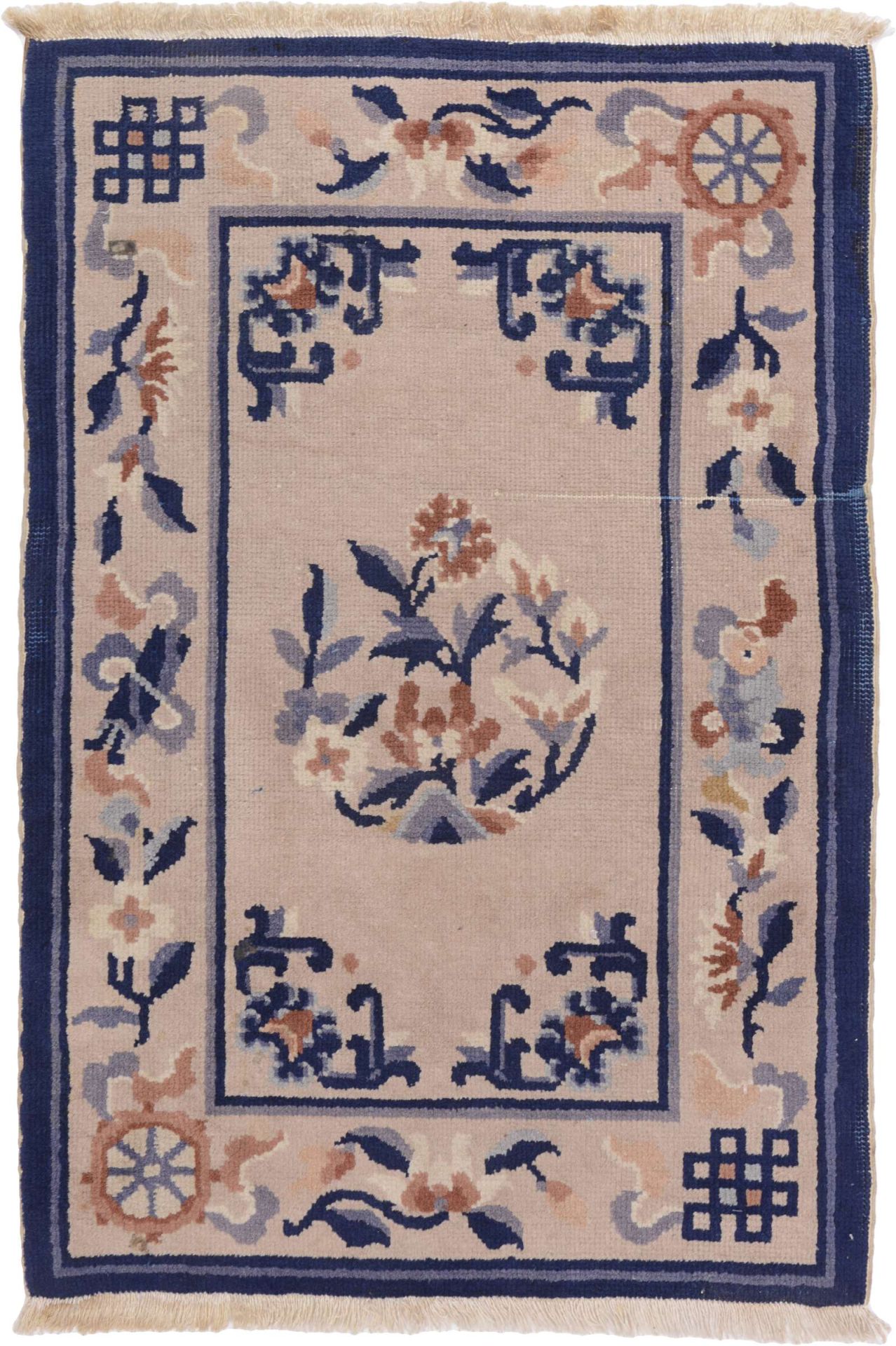 Chinese Rug 62 × 89 cm in Wool, hand-knotted