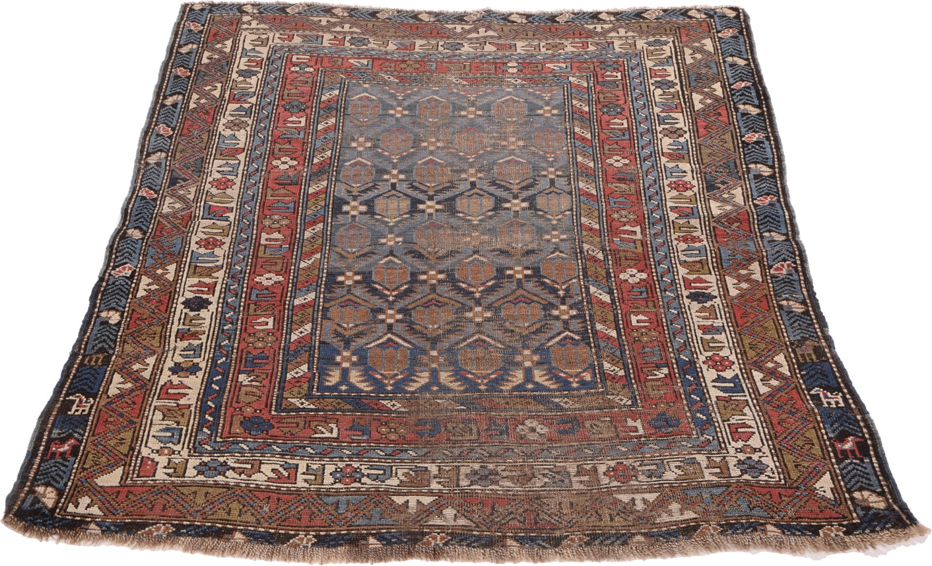 Alternative view of Antique Shiraz Oriental Rug 117 × 157 cm, Wool