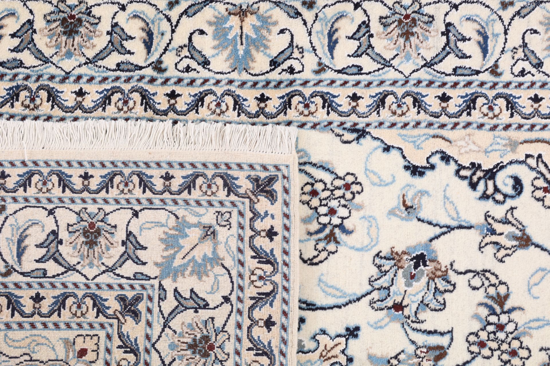 Nain Persian Rug 148 × 205 cm in Wool & Silk, hand-knotted - Image 6