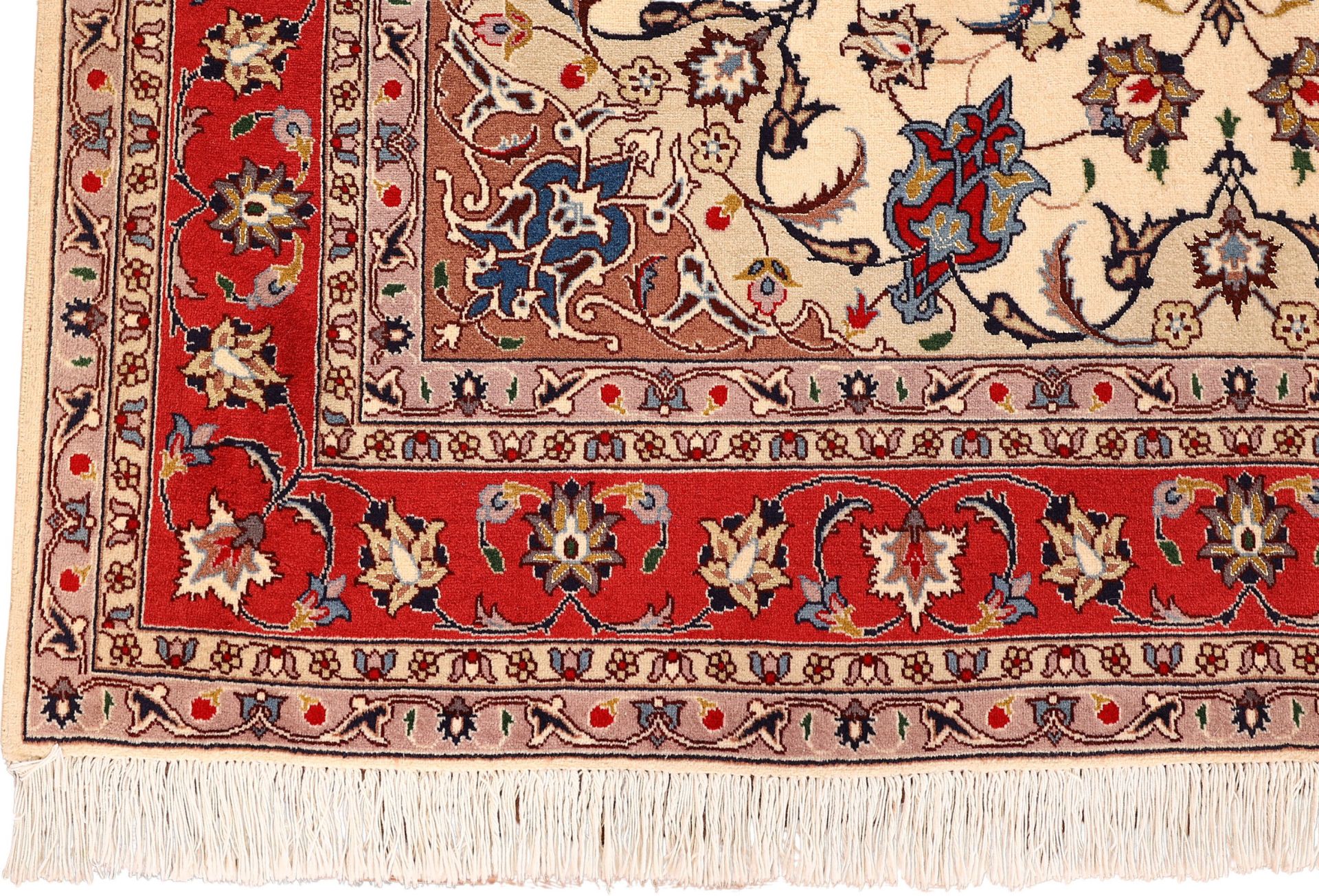 Tabriz Persian Rug 153 × 202 cm in Wool & Silk, hand-knotted - Image 5