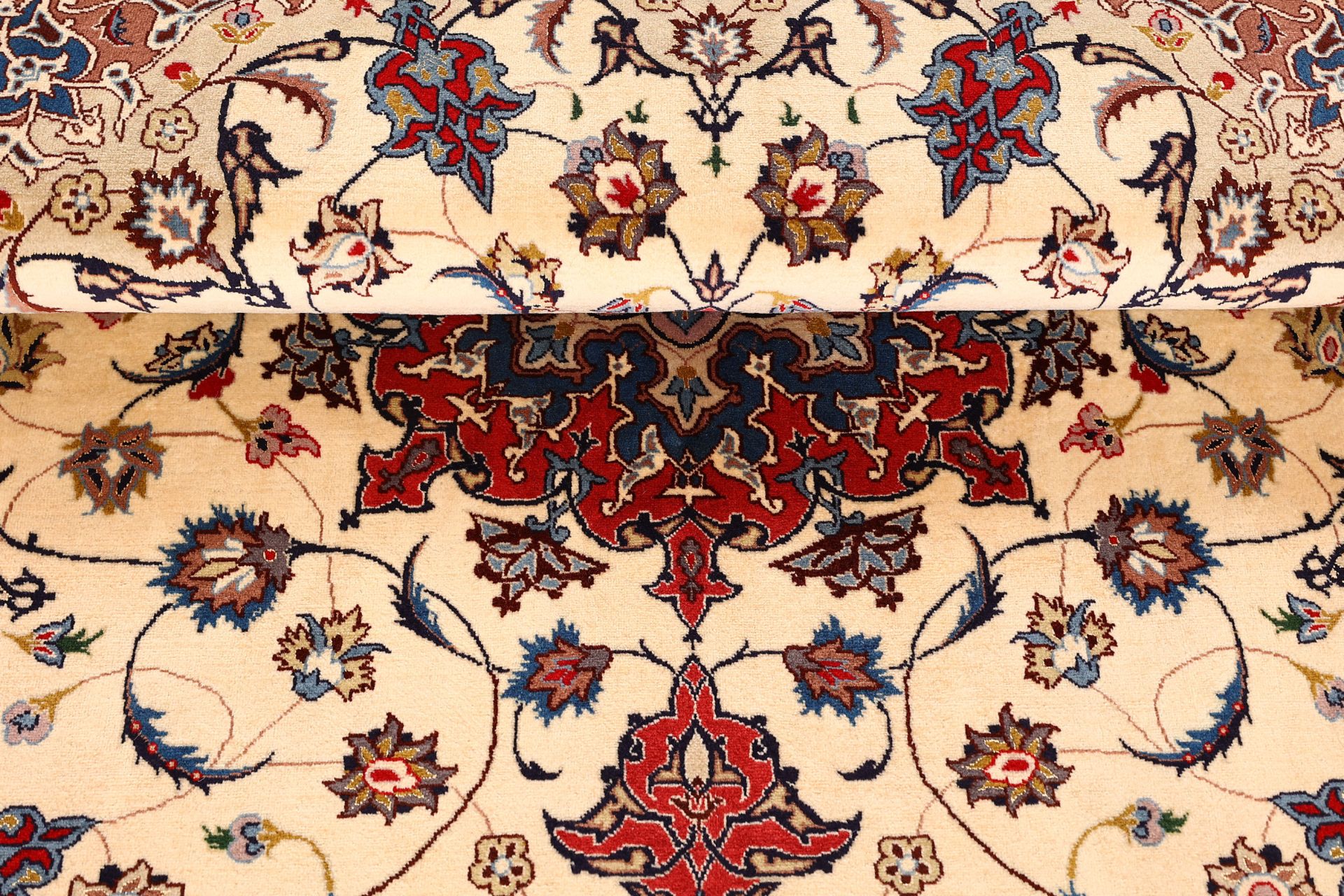 Tabriz Persian Rug 153 × 202 cm in Wool & Silk, hand-knotted - Image 8