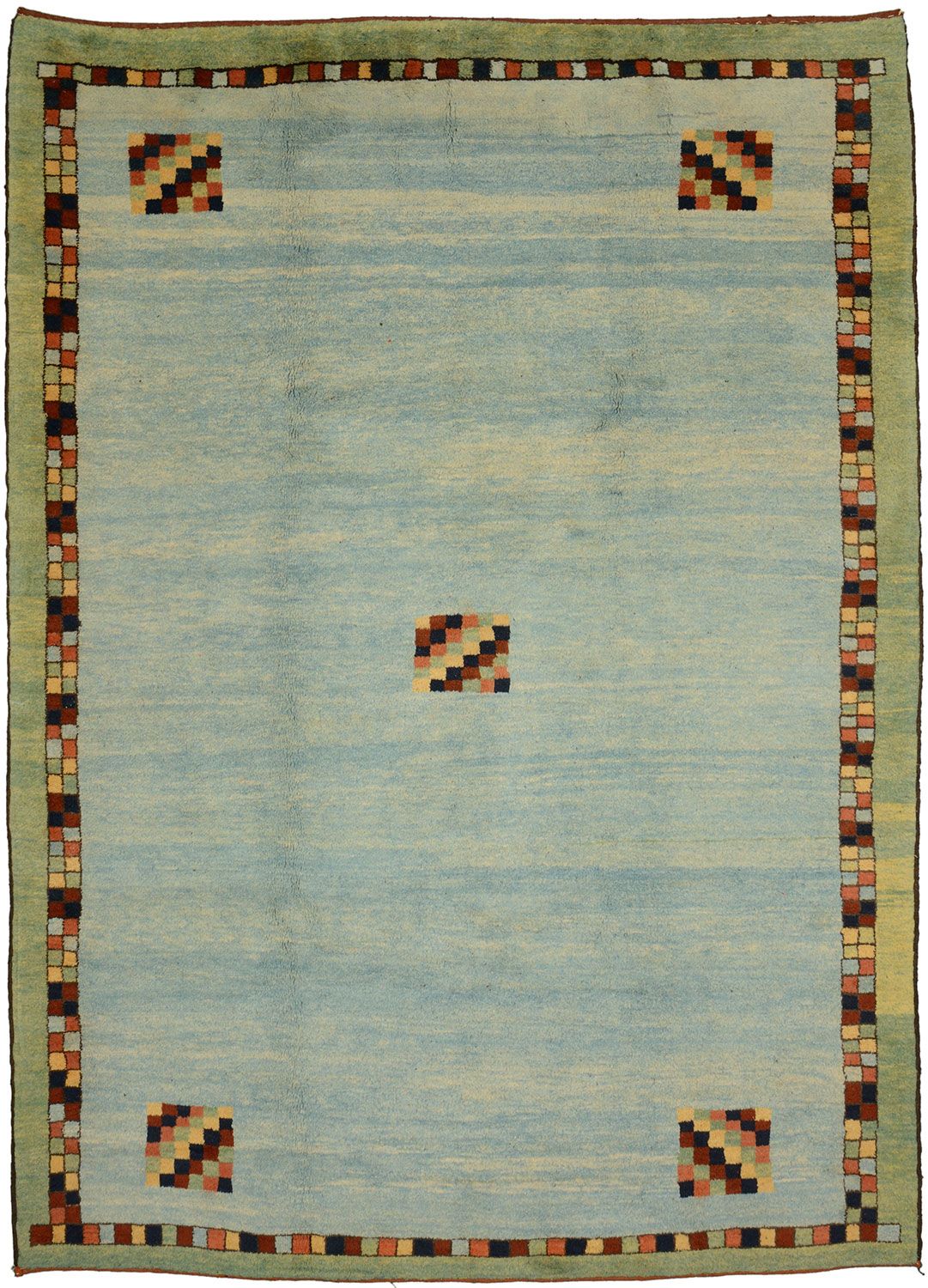 Gabbeh Afghan Rug 200 × 280 cm in Wool, hand-knotted