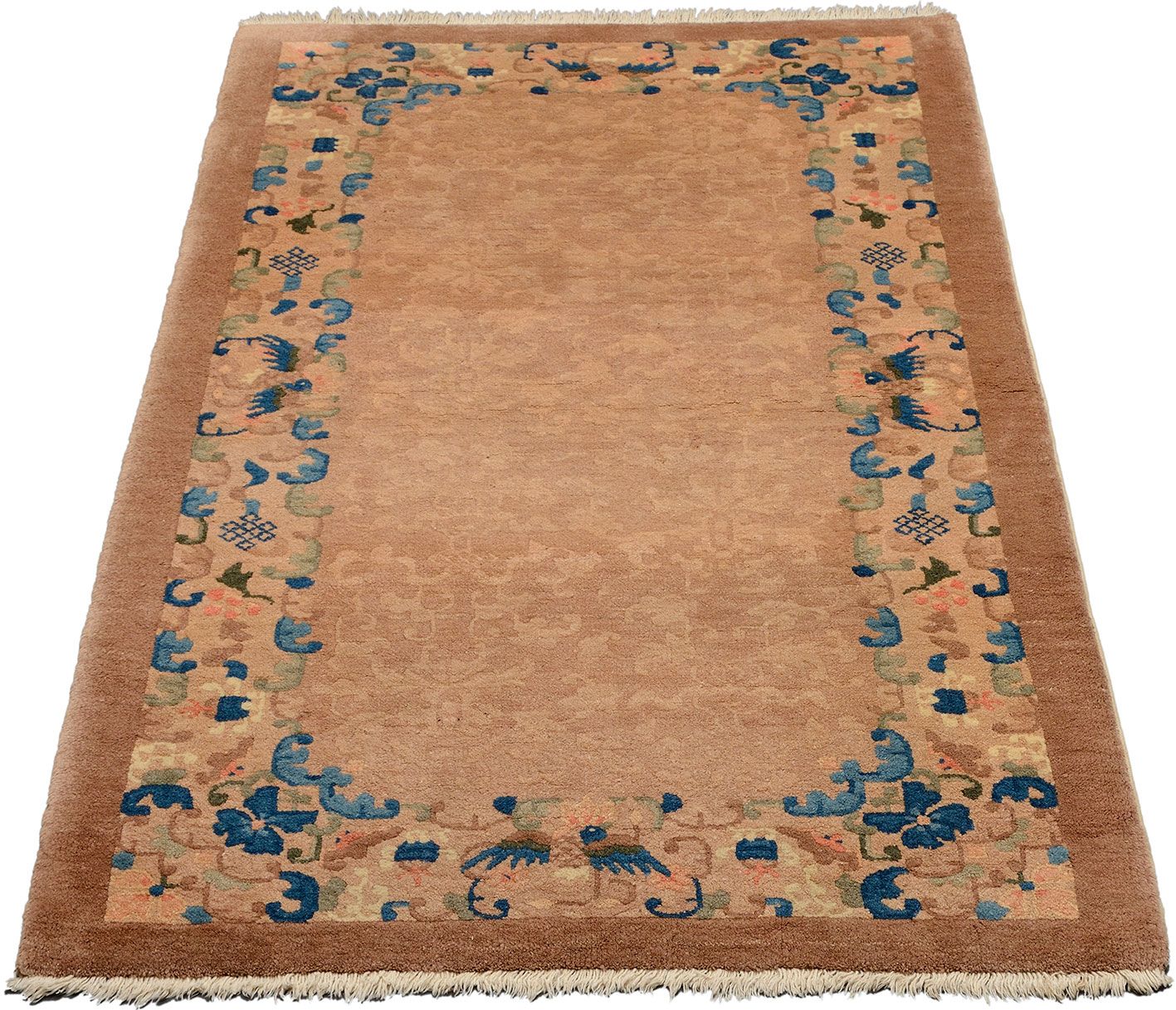 Alternative view of Wool Chinese Rug 92 × 180 cm, hand-knotted