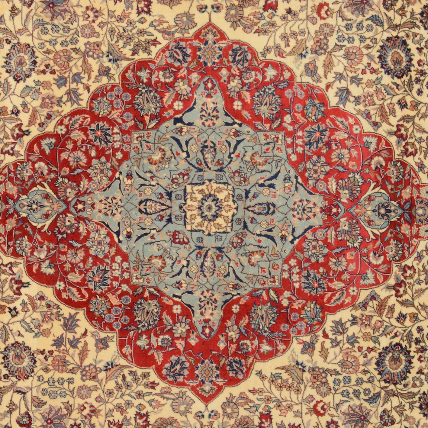 Isfahan Chinese Rug 284 × 367 cm in Wool, hand-knotted - Image 4