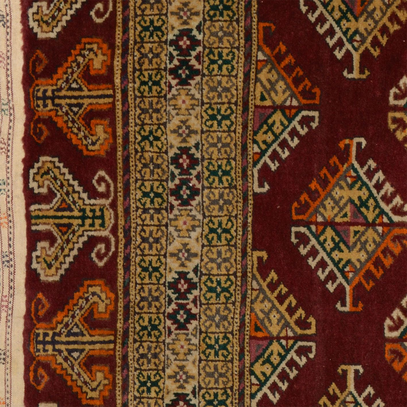 Oriental Rug 102 × 145 cm in Wool, hand-knotted - Image 4