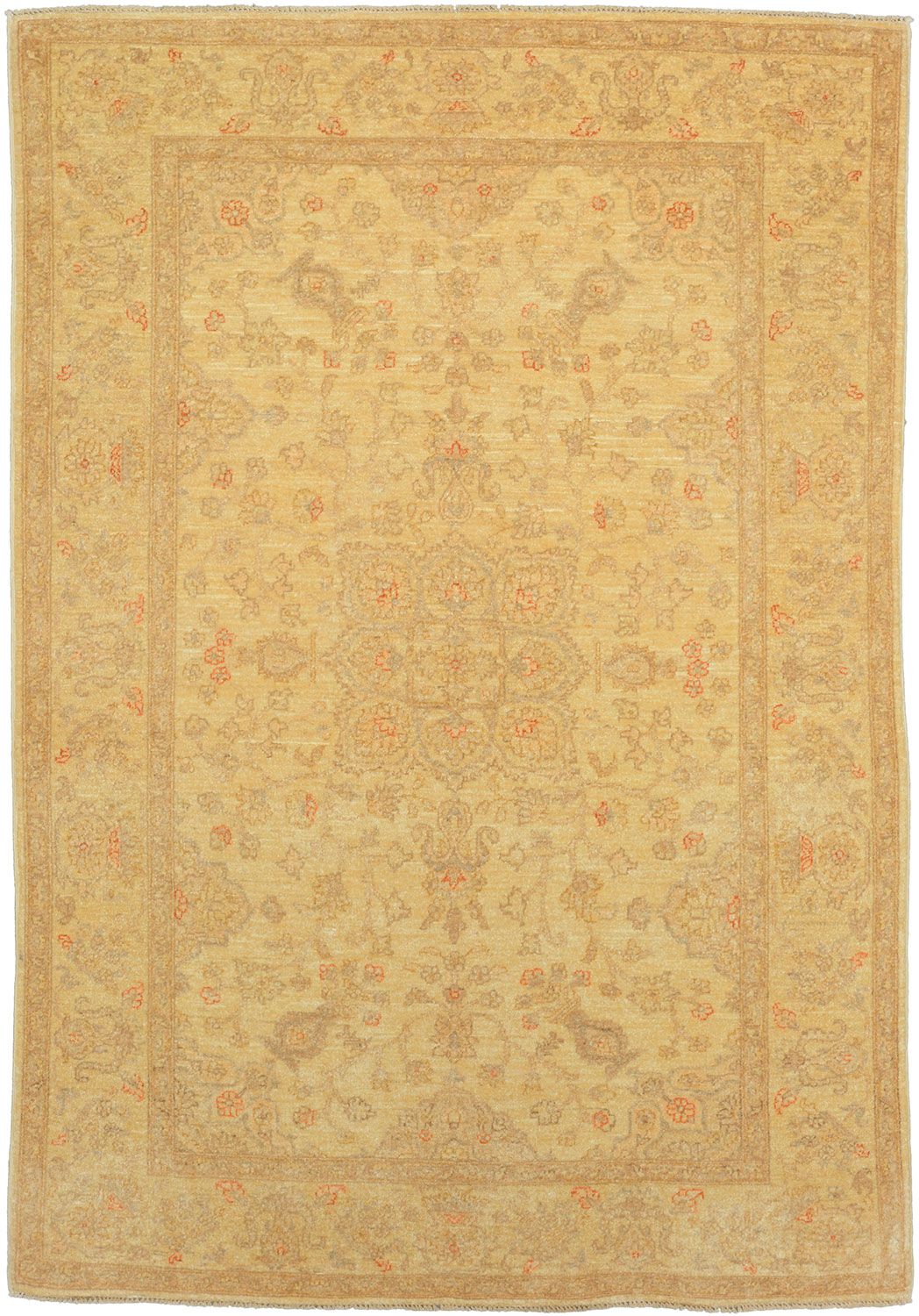 Hand-Knotted Ziegler Pakistani Rug, 113 × 170 cm, Wool