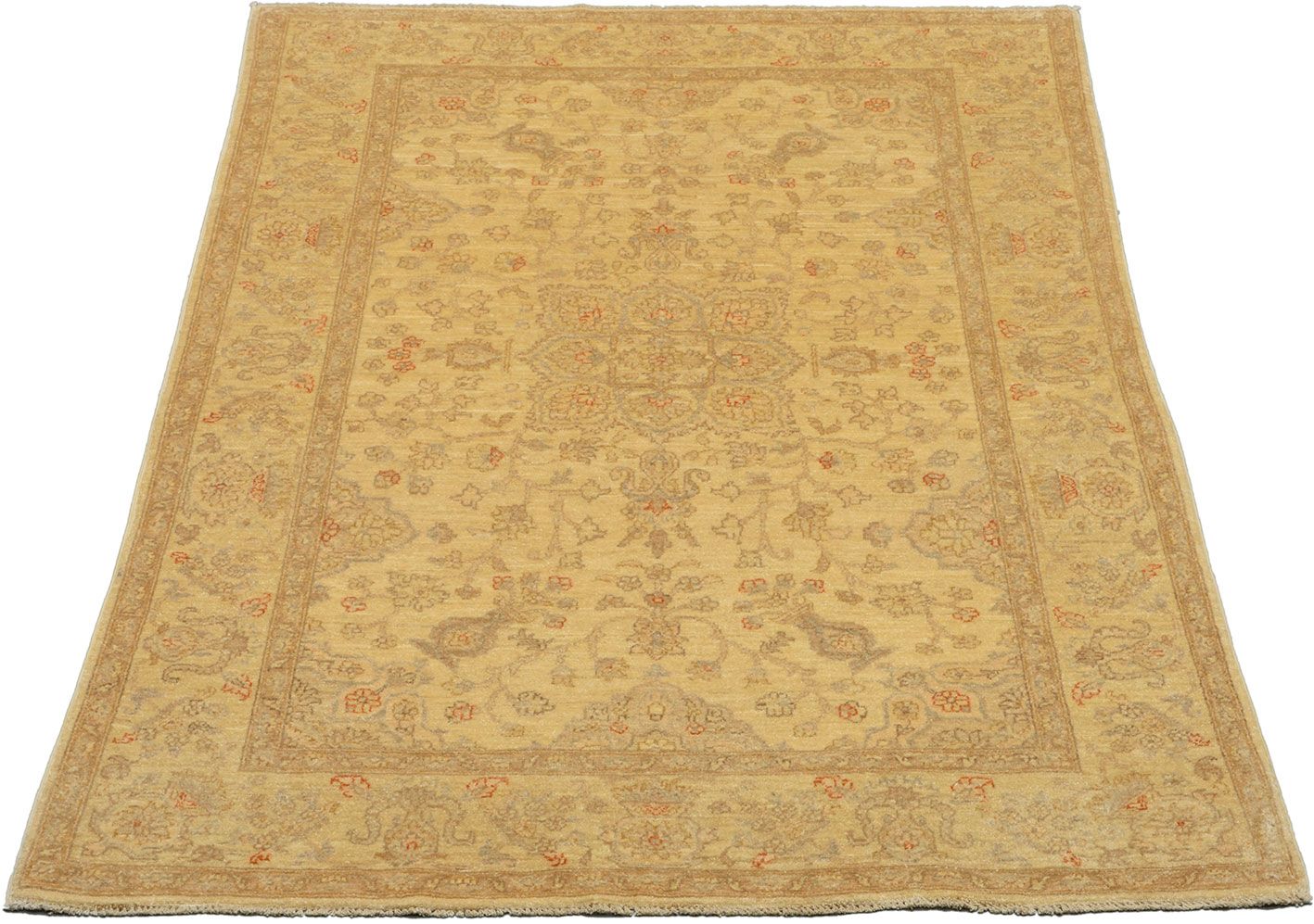 Alternative view of Hand-Knotted Ziegler Pakistani Rug, 113 × 170 cm, Wool