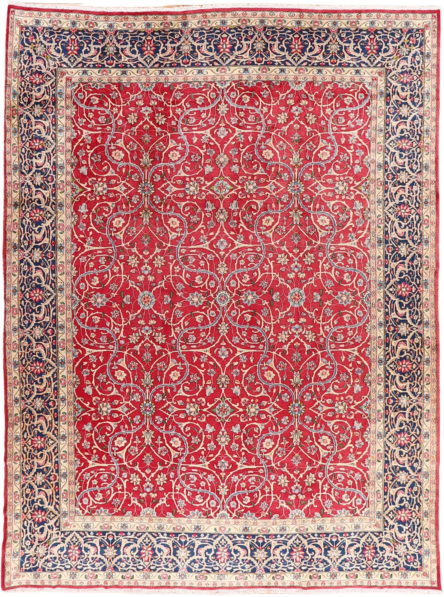 Yazd Persian Rug 301 × 401 cm in Wool, hand-knotted