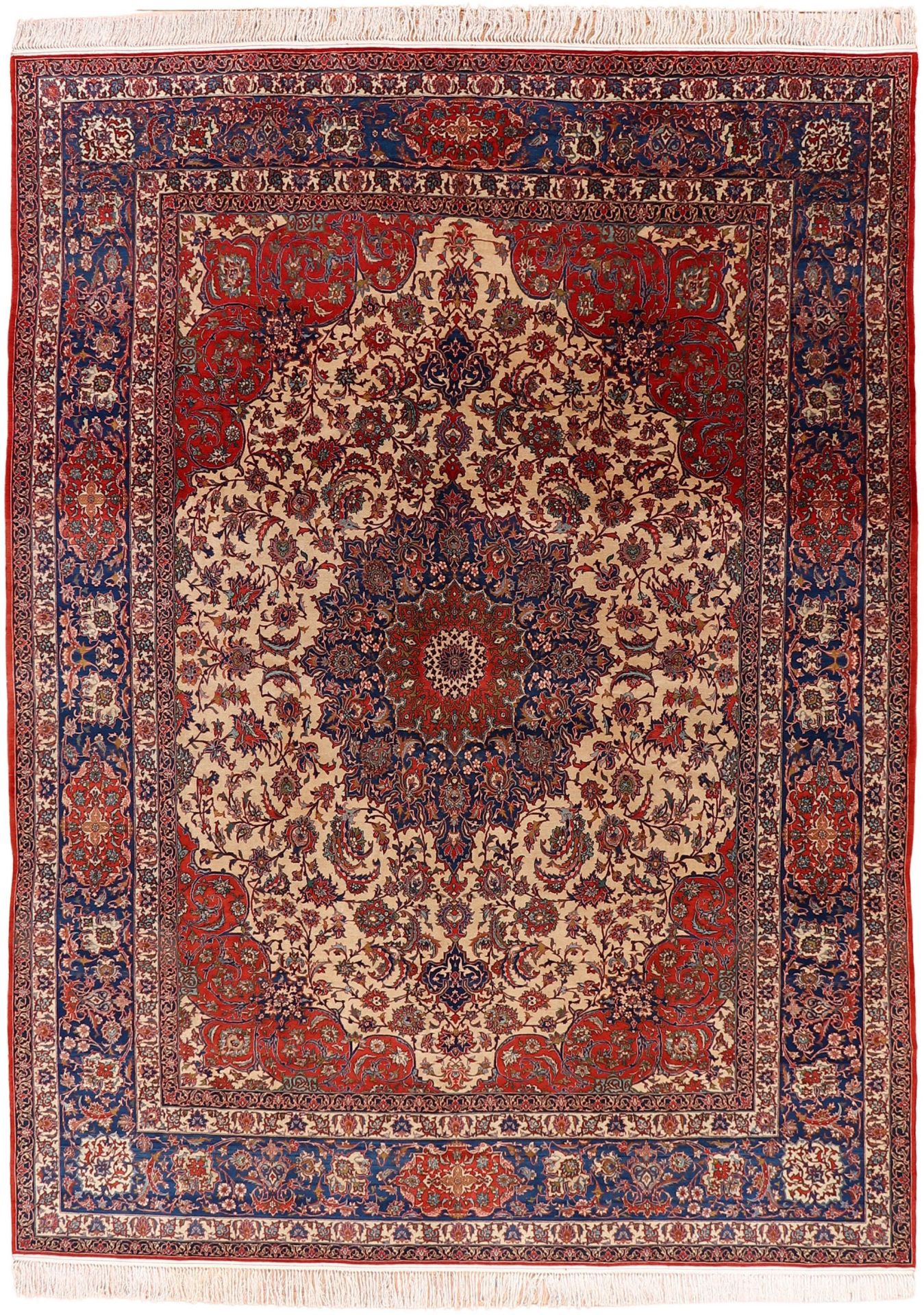 Isfahan Persian Rug 309 × 405 cm in Wool, hand-knotted