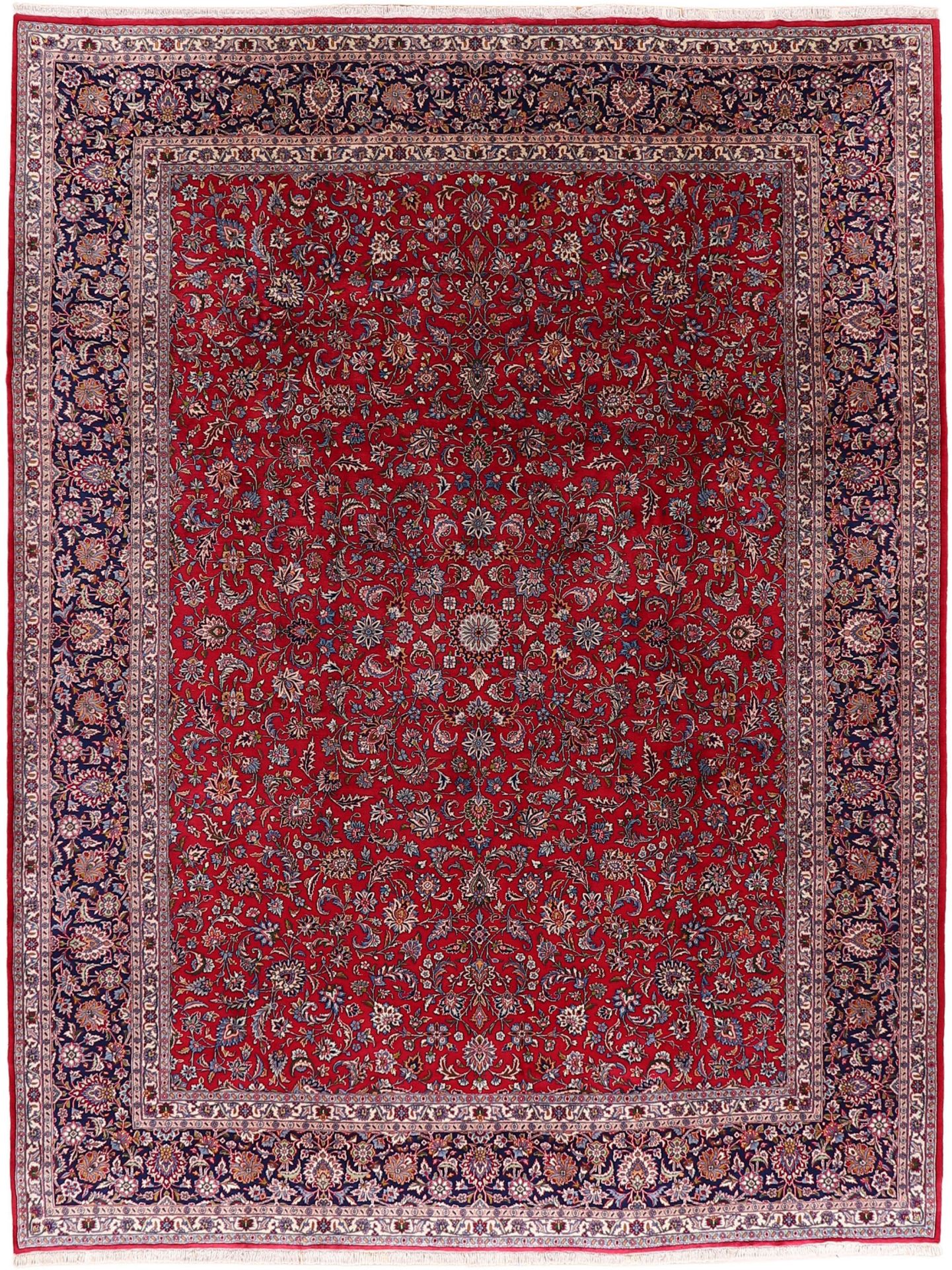 Hand-Knotted Kerman Persian Rug, 306 × 403 cm, Wool