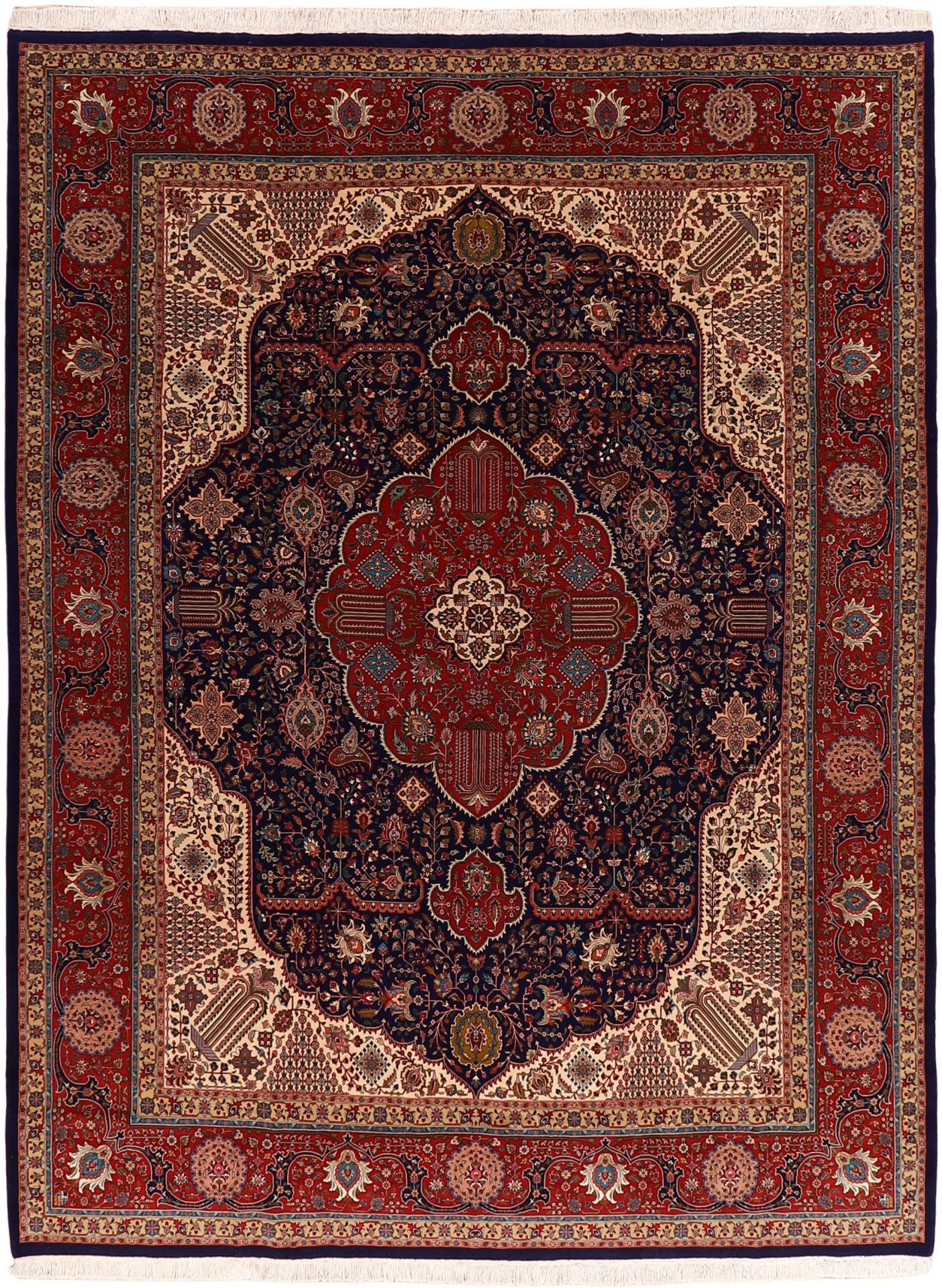 Tabriz Persian Rug 300 × 401 cm in Wool, hand-knotted