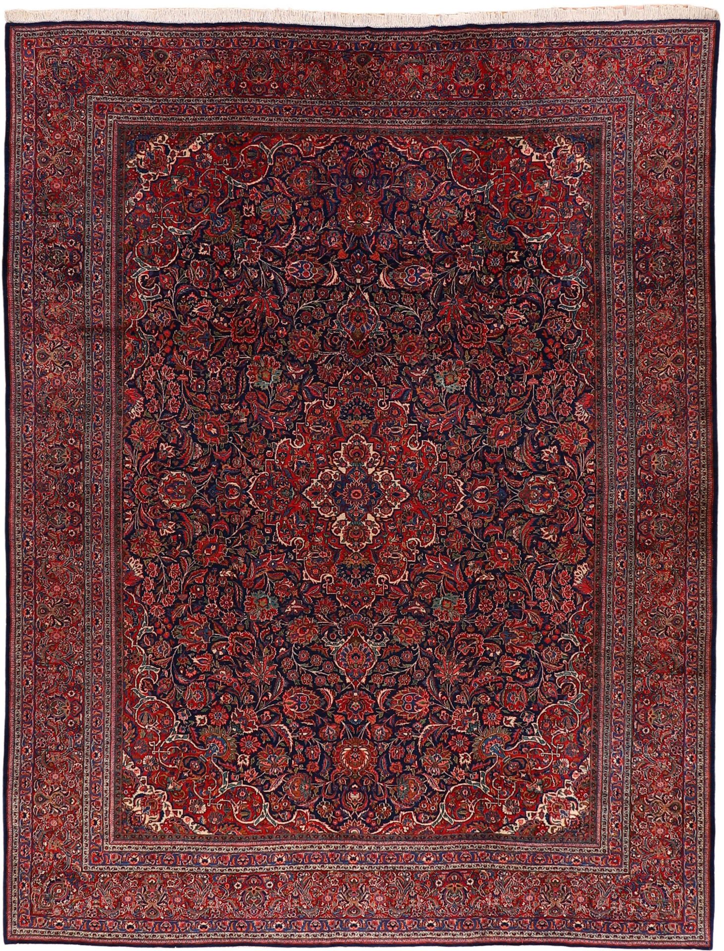 Kashan Persian Rug 308 × 400 cm in Wool, hand-knotted