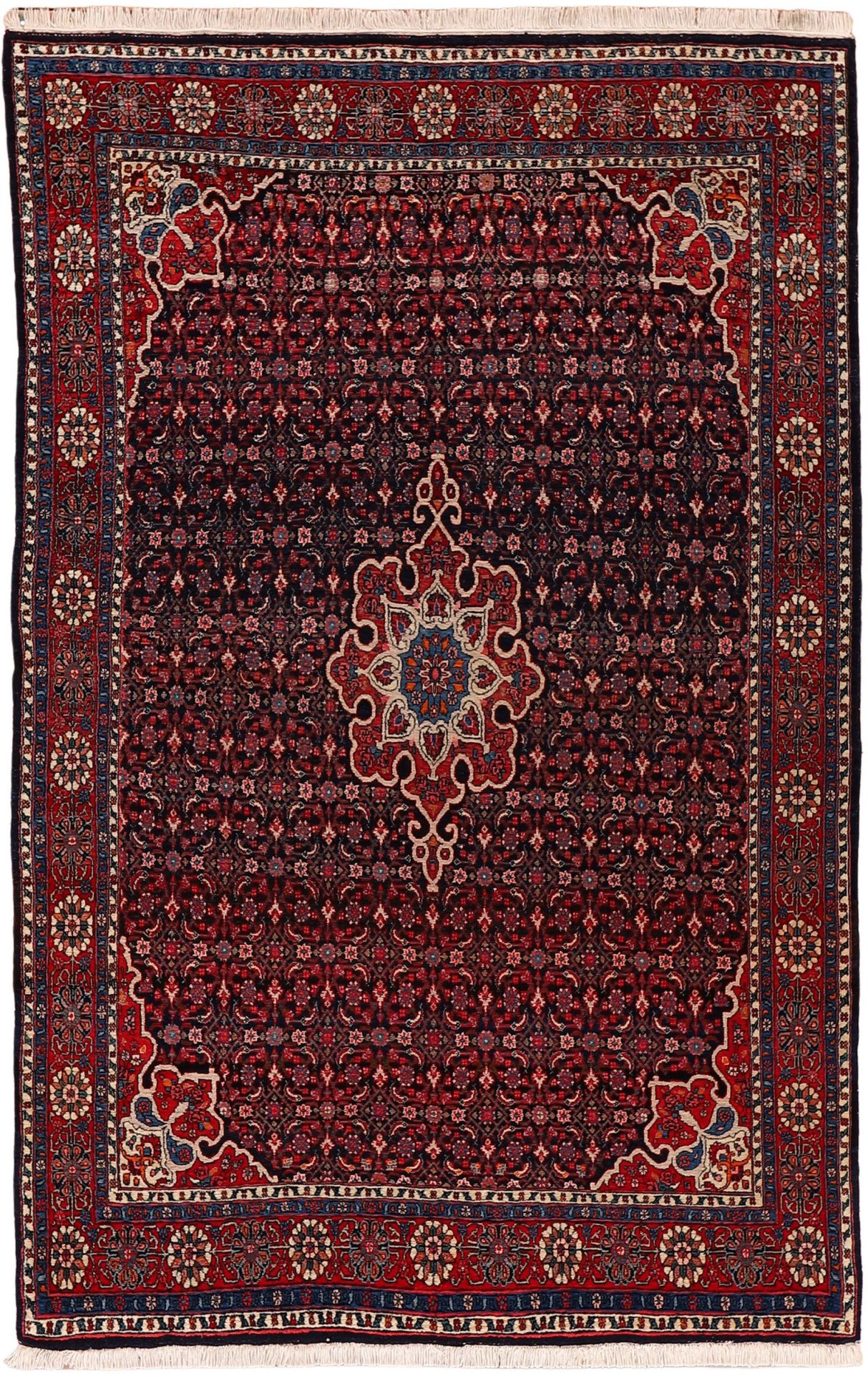 Bijar Persian Rug 136 × 211 cm in Wool, hand-knotted
