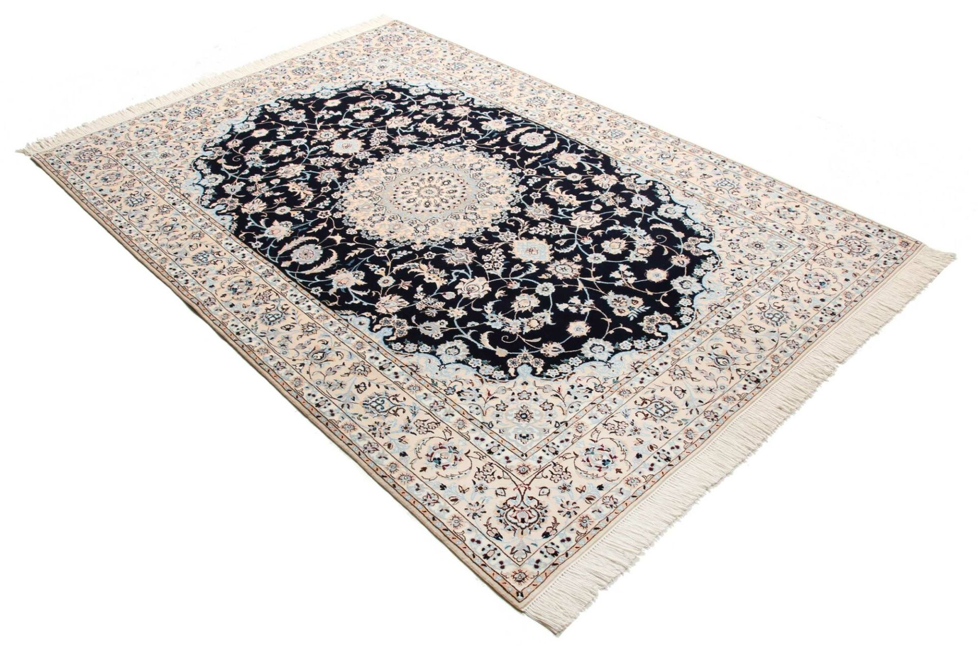 Hand-Knotted Nain Persian Rug, 156 × 231 cm, Wool - Image 3