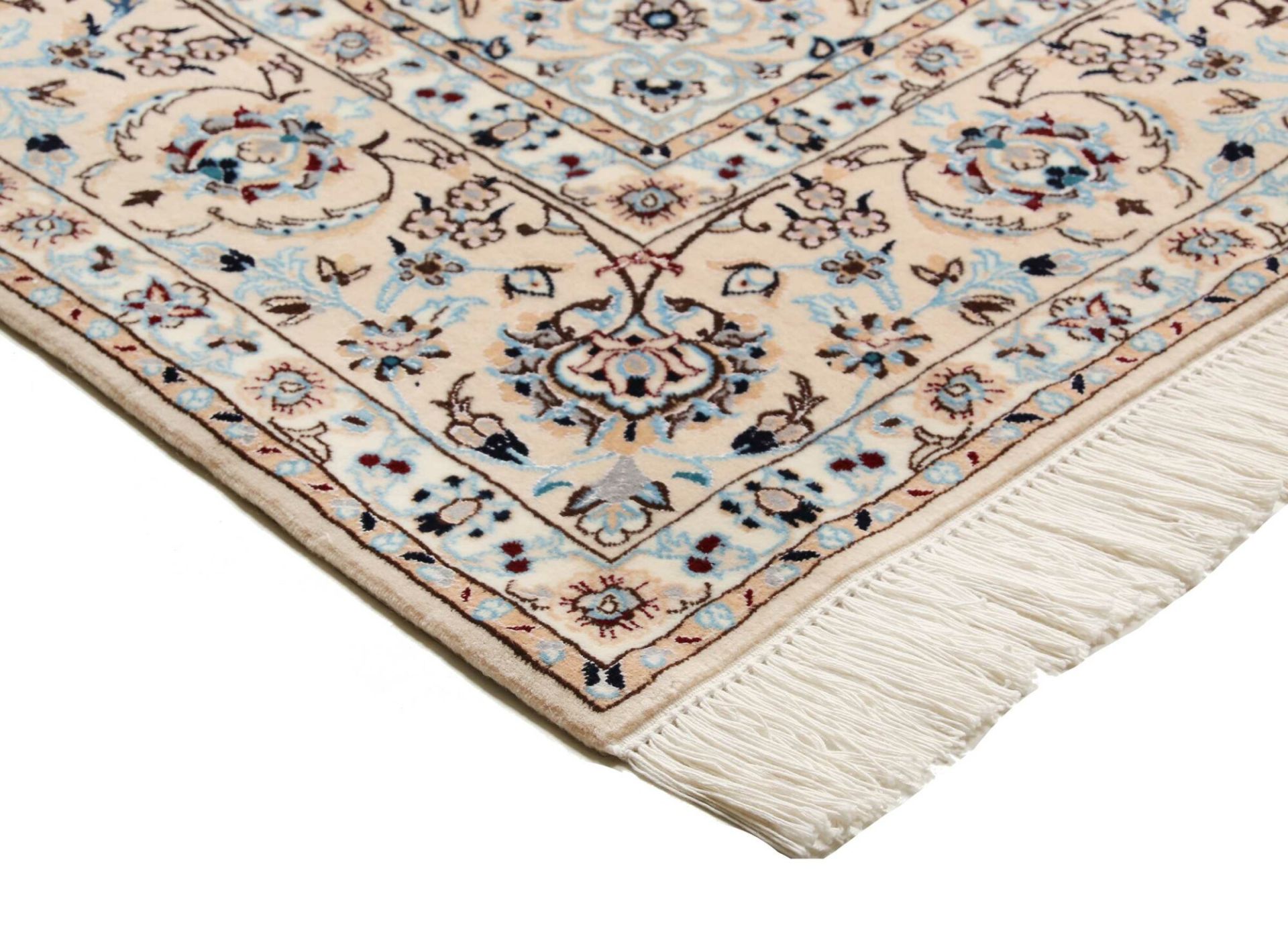 Hand-Knotted Nain Persian Rug, 156 × 231 cm, Wool - Image 6