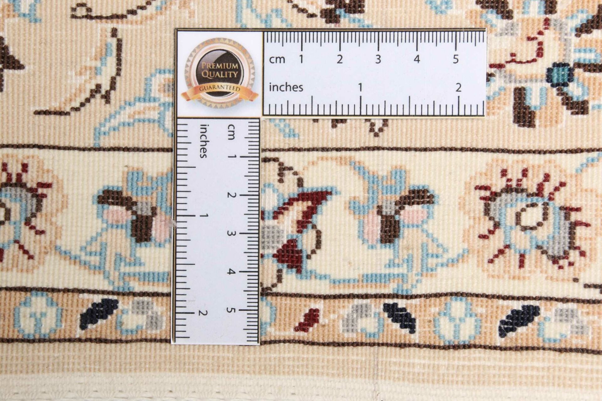 Hand-Knotted Nain Persian Rug, 156 × 231 cm, Wool - Image 12