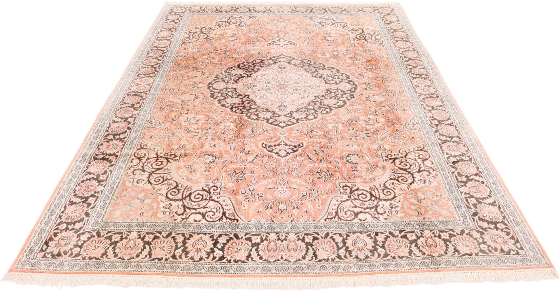 Alternative view of Kashmir Indian Rug 302 × 215 cm in Wool, hand-knotted