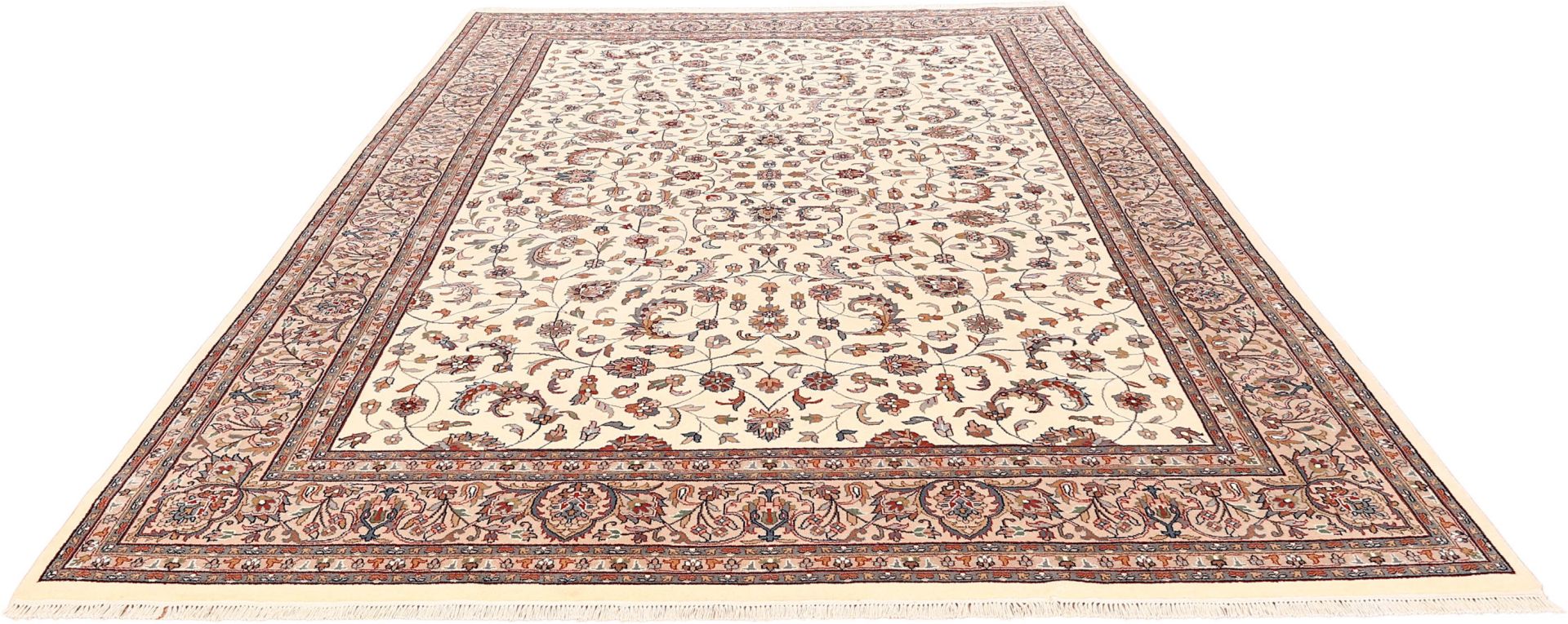 Alternative view of Hand-Knotted Tabriz Indian Rug, 300 × 400 cm, Wool