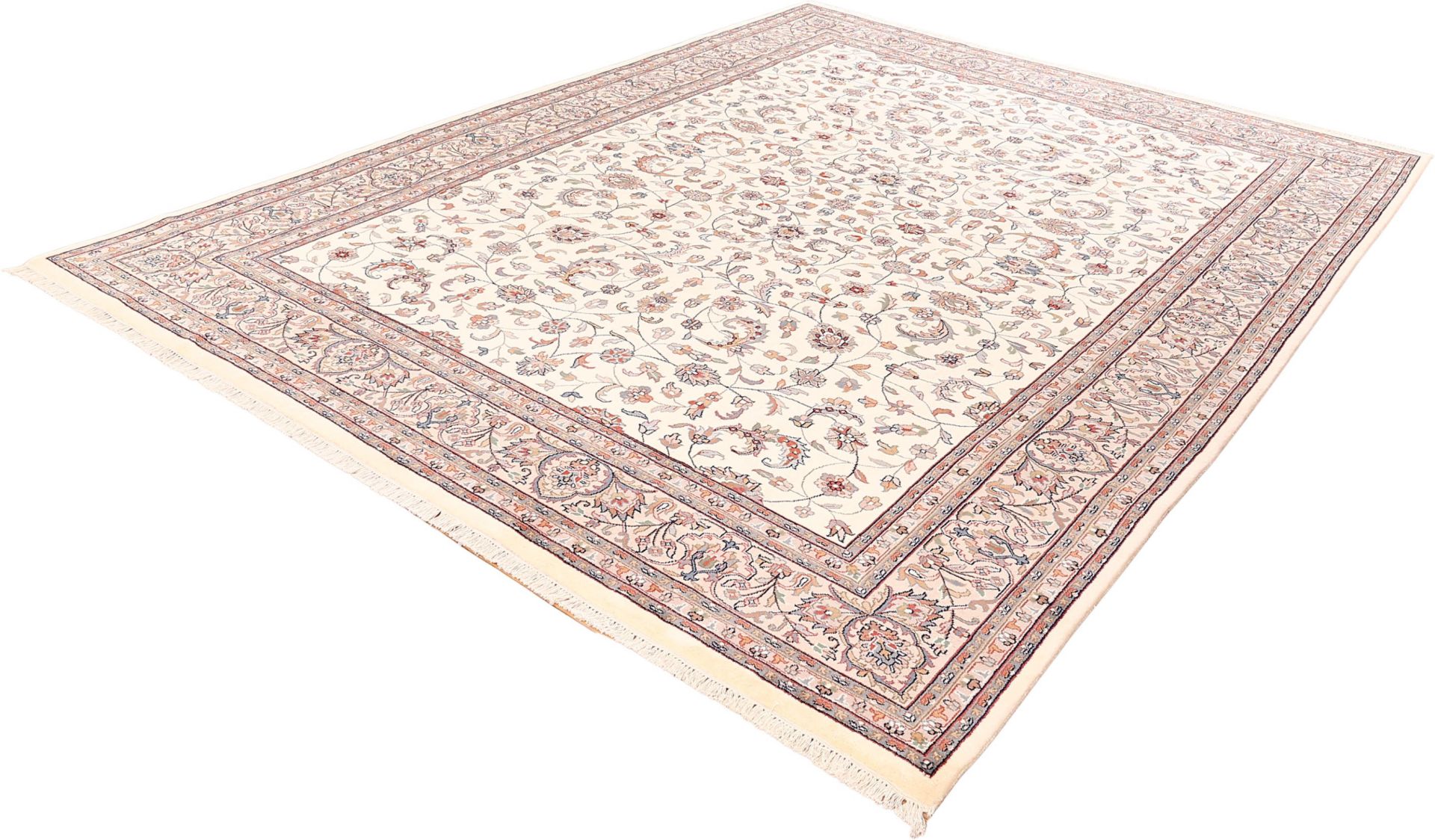 Hand-Knotted Tabriz Indian Rug, 300 × 400 cm, Wool - Image 5