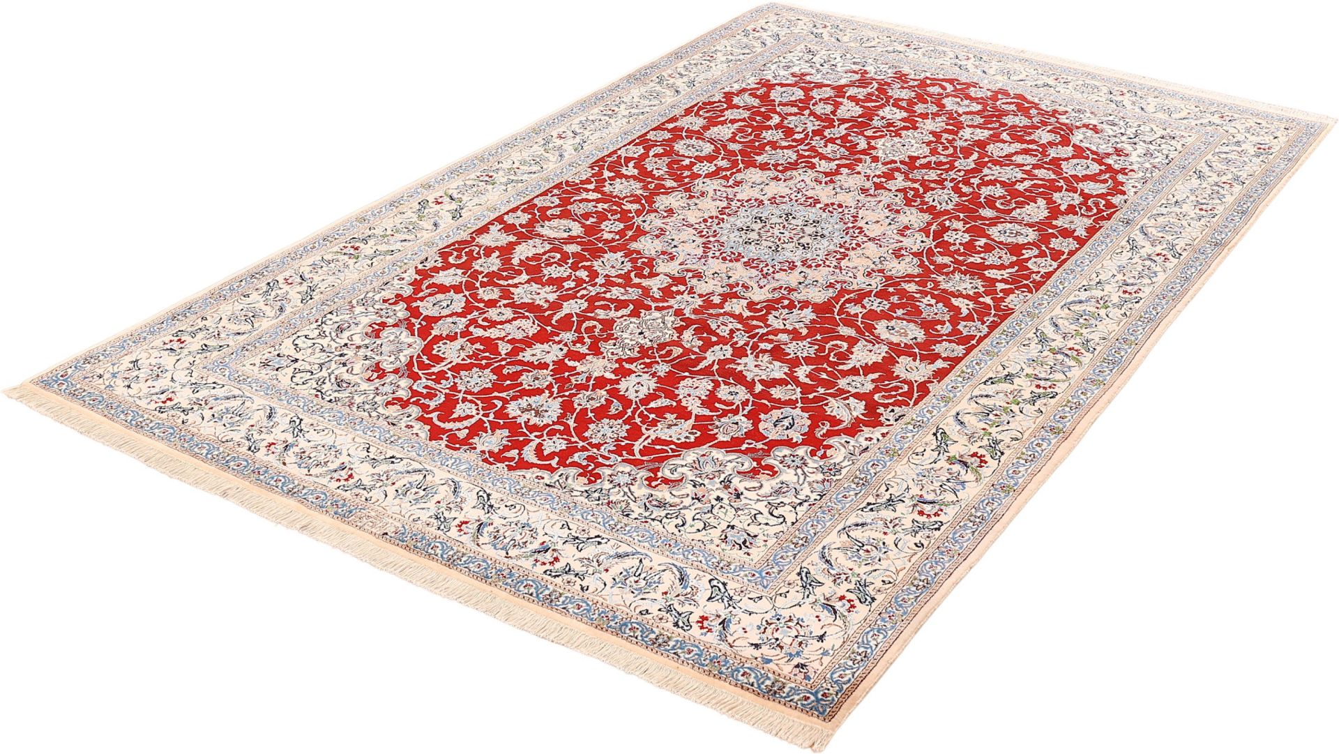 Wool & Silk Nain Persian Rug 175 × 292 cm, hand-knotted - Image 5